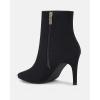 imageJuliet Holy Womens Ankle Boots Pointed Toe Side Zipper Heeled Booties Party Dress Stiletto BootsBlack