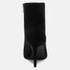 imageJuliet Holy Womens Ankle Boots Pointed Toe Side Zipper Heeled Booties Party Dress Stiletto BootsBlack