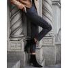 imageJuliet Holy Womens Ankle Boots Pointed Toe Side Zipper Heeled Booties Party Dress Stiletto BootsBlack