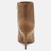 imageJuliet Holy Womens Ankle Boots Pointed Toe Side Zipper Heeled Booties Party Dress Stiletto BootsCamel