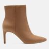 imageJuliet Holy Womens Ankle Boots Pointed Toe Side Zipper Heeled Booties Party Dress Stiletto BootsCamel