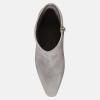 imageJuliet Holy Womens Ankle Boots Pointed Toe Side Zipper Heeled Booties Party Dress Stiletto BootsGrey