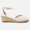 imageJuliet Holy Womens Espadrilles Sandals Closed Toe Platform Ankle Strap Casual Summer WedgesStyle 1 White