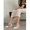 imageJuliet Holy Womens Espadrilles Sandals Closed Toe Platform Ankle Strap Casual Summer WedgesStyle 1 White