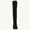 imageJuliet Holy Womens Knee High Boots Round Toe Chunky Block Heels Suede Fashion Winter BootiesBlack