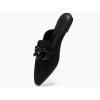 imageJuliet Holy Womens Mules Flats Pointed Toe Backless Loafers Slip on Metal Chain SlidesPlastic Chaincool Black