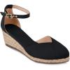 imageJuliet Holy Womens Espadrilles Sandals Closed Toe Platform Ankle Strap Casual Summer WedgesStyle 1 Black