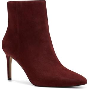 imageJuliet Holy Womens Ankle Boots Pointed Toe Side Zipper Heeled Booties Party Dress Stiletto BootsDark Brown