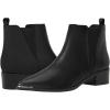 imageJuliet Holy Womens Chelsea Boots Fashion Winter Pointed Toe Chunky Stacked Low Heel Slip On Ankle BootiesBlack