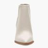 imageJuliet Holy Womens High Heel Booties Pointed Toe V Cut Back Zipper Short Dress Ankle BootsBeige