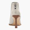 imageJuliet Holy Womens High Heel Booties Pointed Toe V Cut Back Zipper Short Dress Ankle BootsBeige
