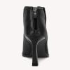 imageJuliet Holy Womens High Heel Booties Pointed Toe V Cut Back Zipper Short Dress Ankle BootsBlack2