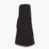 imageJuliet Holy Womens High Heel Booties Pointed Toe V Cut Back Zipper Short Dress Ankle BootsCool Black