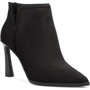 imageJuliet Holy Womens High Heel Booties Pointed Toe V Cut Back Zipper Short Dress Ankle BootsCool Black
