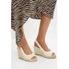 imageJuliet Holy Womens Ankle Strap Espadrille Wedges Round Open Toe Platform Slingback Slip on Peep Toe Sandals Comfort Summer ShoesBeige