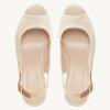 imageJuliet Holy Womens Ankle Strap Espadrille Wedges Round Open Toe Platform Slingback Slip on Peep Toe Sandals Comfort Summer ShoesBeige