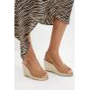 imageJuliet Holy Womens Ankle Strap Espadrille Wedges Round Open Toe Platform Slingback Slip on Peep Toe Sandals Comfort Summer ShoesBrown