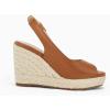 imageJuliet Holy Womens Ankle Strap Espadrille Wedges Round Open Toe Platform Slingback Slip on Peep Toe Sandals Comfort Summer ShoesLight Brown