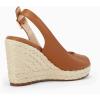 imageJuliet Holy Womens Ankle Strap Espadrille Wedges Round Open Toe Platform Slingback Slip on Peep Toe Sandals Comfort Summer ShoesLight Brown