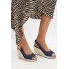 imageJuliet Holy Womens Ankle Strap Espadrille Wedges Round Open Toe Platform Slingback Slip on Peep Toe Sandals Comfort Summer ShoesNavy