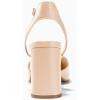 imageJuliet Holy Womens Closed Toe Heels Chunky Block Heel Ankle Strap Pumps Slingback Heeled SandalsApricot
