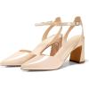 imageJuliet Holy Womens Closed Toe Heels Chunky Block Heel Ankle Strap Pumps Slingback Heeled SandalsNude