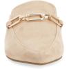 imageJuliet Holy Womens Mules Pointed Toe Flats Chain Buckle Slip on Backless Loafers Slides Apricot