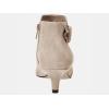 imageJuliet Holy Womens Pointed Toe Ankle Boots Kitten Heels Faux Suede Booties Side Zipper Dress ShoesBeige