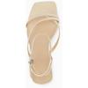 imageJuliet Holy Womens Strappy Sandals Kitten Heel Open Toe Slingback Ankle Strap Wedding Party Summer Heeled SandalsBeige
