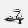 imageJuliet Holy Womens Strappy Sandals Kitten Heel Open Toe Slingback Ankle Strap Wedding Party Summer Heeled SandalsBlack