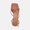 imageJuliet Holy Womens Strappy Sandals Kitten Heel Open Toe Slingback Ankle Strap Wedding Party Summer Heeled SandalsBrown