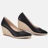imageJuliet Holy Womens Wedge Pumps Espadrilles Wedges Sandals Slip On Closed Toe Platform Heeled Sandal