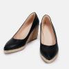 imageJuliet Holy Womens Wedge Pumps Espadrilles Wedges Sandals Slip On Closed Toe Platform Heeled Sandal