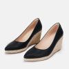 imageJuliet Holy Womens Wedge Pumps Espadrilles Wedges Sandals Slip On Closed Toe Platform Heeled Sandal