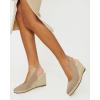 imageJuliet Holy Womens Wedge Sandals Espadrilles Closed Toe Slingback Buckle Strap Comfortable Casual Summer Wedges ShoesKhaki