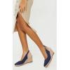 imageJuliet Holy Womens Wedge Sandals Espadrilles Closed Toe Slingback Buckle Strap Comfortable Casual Summer Wedges ShoesNavy