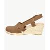 imageJuliet Holy Womens Wedges Sandals Platform Espadrilles Slingback Closedtoe Clogs SandalsLight Coffee