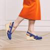 imageJuliet Holy Womens Wedges Sandals Platform Espadrilles Slingback Closedtoe Clogs SandalsNavy Blue