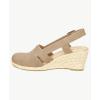 imageJuliet Holy Womens Wedges Sandals Platform Espadrilles Slingback Closedtoe Clogs SandalsTaupe