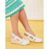 imageJuliet Holy Womens Wedges Sandals Platform Espadrilles Slingback Closedtoe Clogs SandalsWhite