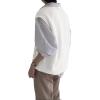 imageWomens V Neck Sweater Vest Oversized Sleeveless Loose Knit Tops Cable Sleeveless SweaterWhite