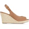 imageJuliet Holy Womens Ankle Strap Espadrille Wedges Round Open Toe Platform Slingback Slip on Peep Toe Sandals Comfort Summer ShoesBrown