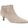 imageJuliet Holy Womens Pointed Toe Ankle Boots Kitten Heels Faux Suede Booties Side Zipper Dress ShoesBeige