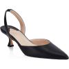 imageJuliet Holy Womens Pumps Shoes Pointed Toe Slip on Slingback Elastic Strap Classic Kitten HeelsBlackstone Pattern