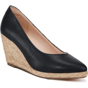 imageJuliet Holy Womens Wedge Pumps Espadrilles Wedges Sandals Slip On Closed Toe Platform Heeled Sandal