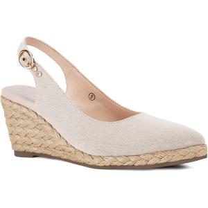 imageJuliet Holy Womens Wedge Sandals Espadrilles Closed Toe Slingback Buckle Strap Comfortable Casual Summer Wedges ShoesCream