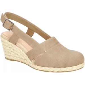 imageJuliet Holy Womens Wedges Sandals Platform Espadrilles Slingback Closedtoe Clogs SandalsTaupe