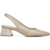 imageJuliet Holy Womens Slingback Low Chunky Heels Pumps Closed Square Toe Block Heel Slip On Party Dress Work ShoesApricot