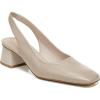 imageJuliet Holy Womens Slingback Low Chunky Heels Pumps Closed Square Toe Block Heel Slip On Party Dress Work ShoesApricot