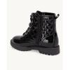 imageJuliet Holy Kids Girls Ankle Boots Laceup Side Zipper Comfort Outdoor Combat Short Booties